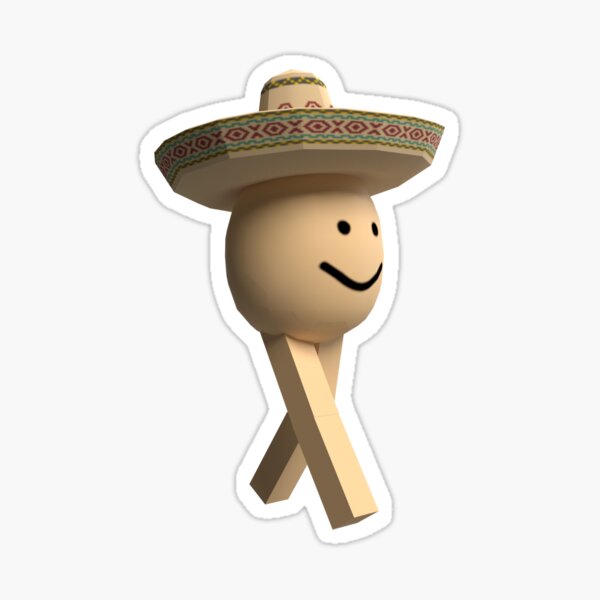 Roblox Poco Loco Egg With Legs Meme Sticker By Smoothnoob Redbubble - roblox mexican egg meme