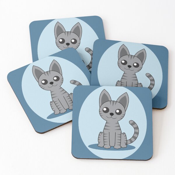 Item preview, Gray Stripey Cat designed and sold by mstiv.