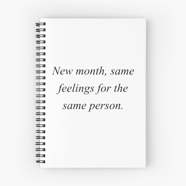 Item preview, new month same feelings for the same person designed and sold by motivation4you.