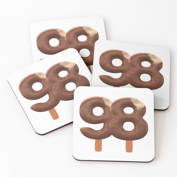 Item preview, 98 Ice Cream Ninenty Eight Number 3d Chocolate designed and sold by HelloFromAja.