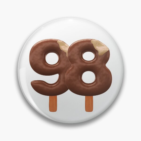 Item preview, 98 Ice Cream Ninenty Eight Number 3d Chocolate designed and sold by HelloFromAja.