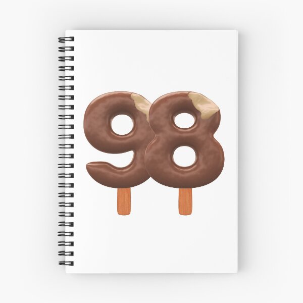 Item preview, 98 Ice Cream Ninenty Eight Number 3d Chocolate designed and sold by HelloFromAja.