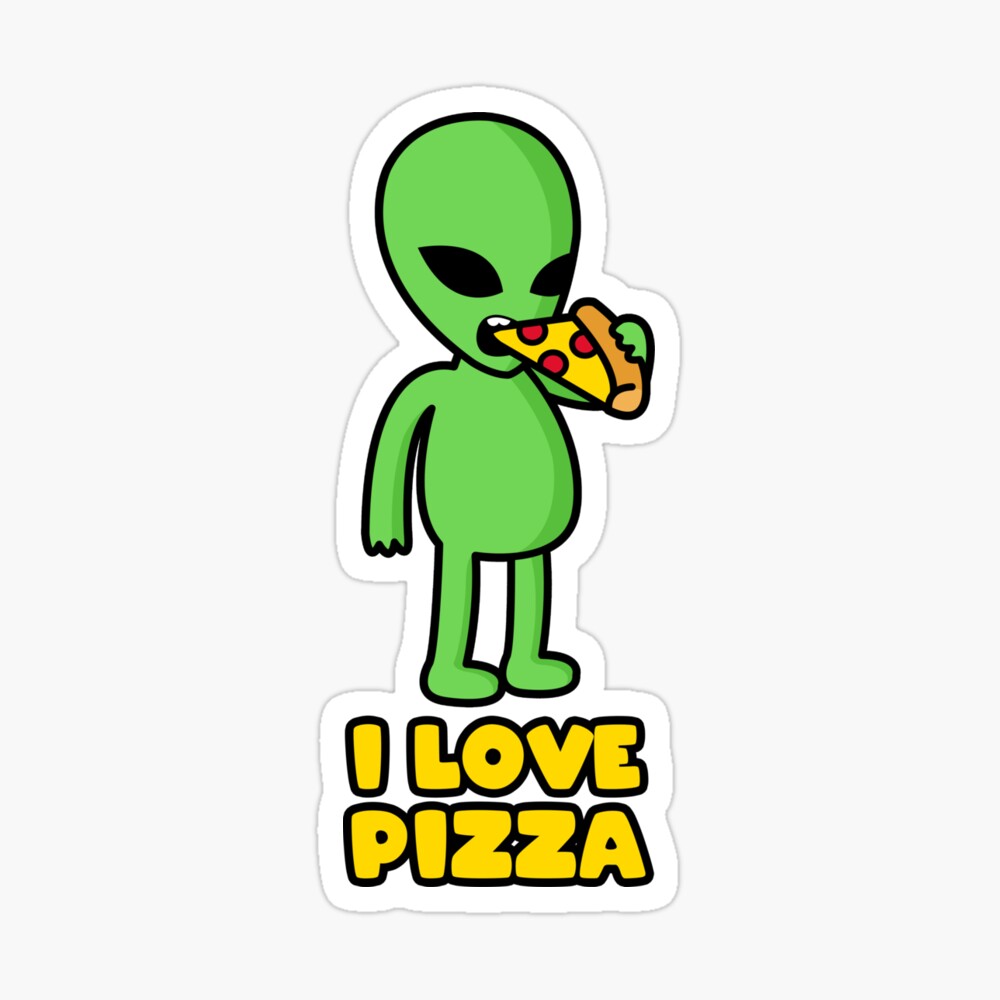 Best Friends Pizza Sticker by nmdesigns1