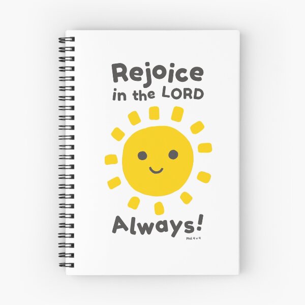 Item preview, Rejoice In The Lord Always! - Philippians 4:4 designed and sold by Oh Praise Him!.