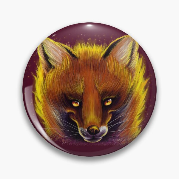 Item preview, Fire Fox Portrait designed and sold by Unicornarama.