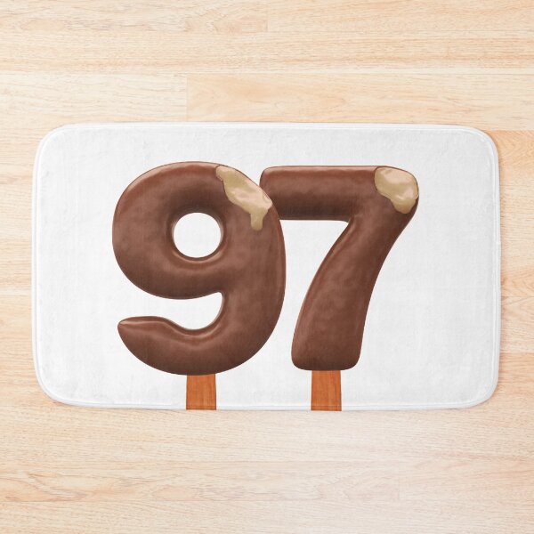 Item preview, 97 Ice Cream Ninenty Seven Number 3d Chocolate designed and sold by HelloFromAja.