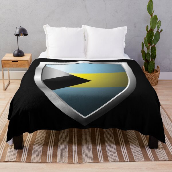 Item preview, Strong Bahamas Flag Shield Country designed and sold by HelloFromAja.