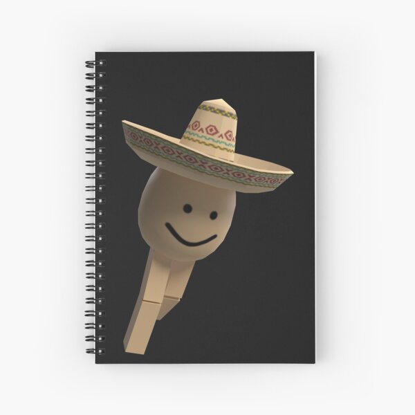 Roblox Hat Spiral Notebooks Redbubble