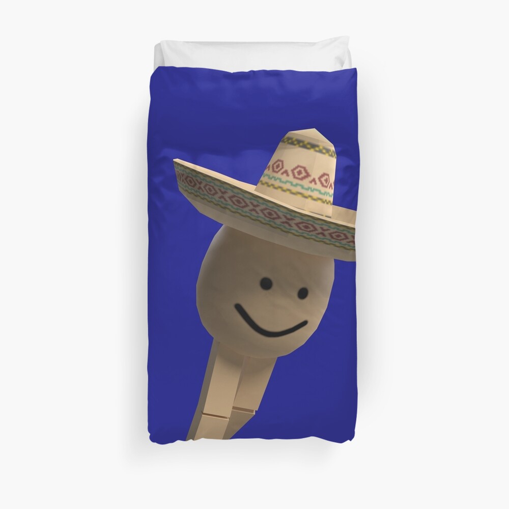 Roblox Funny Poco Loco Egg With Legs Meme Duvet Cover By Smoothnoob Redbubble - roblox oof towel