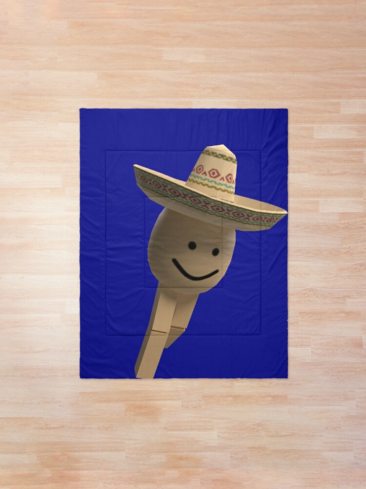 Roblox Funny Poco Loco Egg With Legs Meme Comforter By Smoothnoob Redbubble - the chill egg roblox