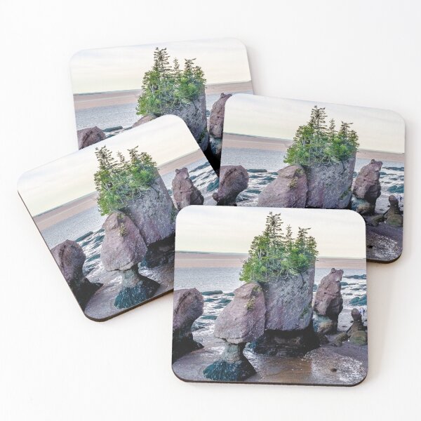 Item preview, Wonder of nature: Hopewell Rocks at the Bay of Fundy during low tide designed and sold by VadimK.