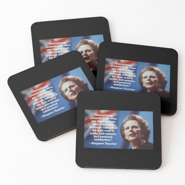 Item preview, Margaret Thatcher Self Discipline Quote designed and sold by JackCurtis1991.