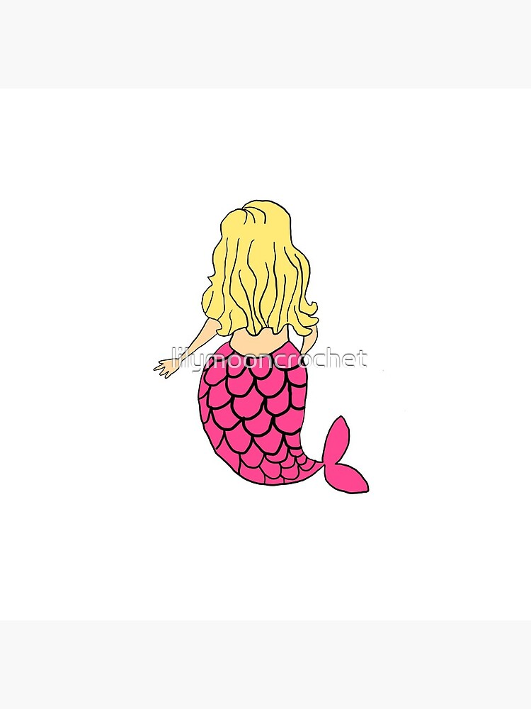 Little Mermaid Pink Blonde by lilymooncrochet