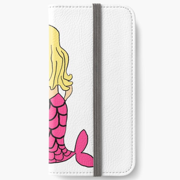 Little Mermaid Pink Blonde iPhone Wallet