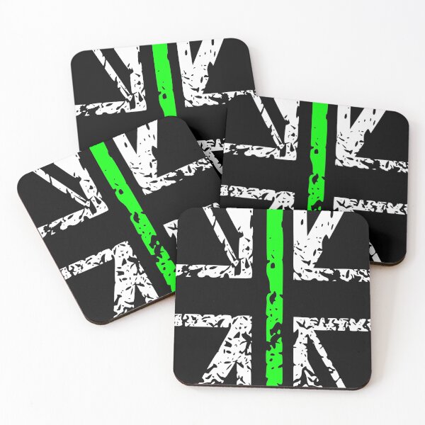 Item preview, thin green line . designed and sold by Chaos Apparel .