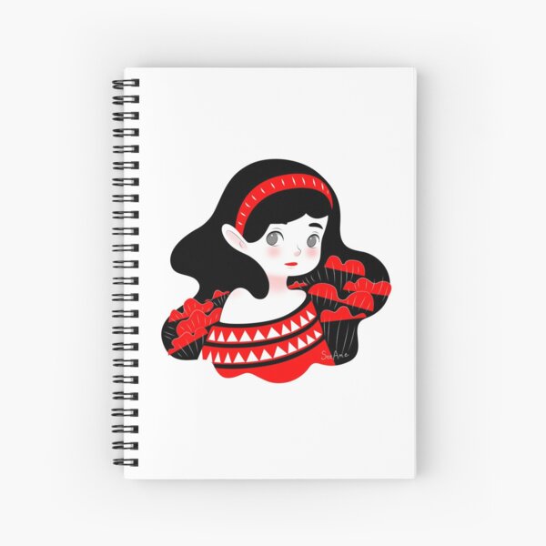 the catarina elf Spiral Notebook