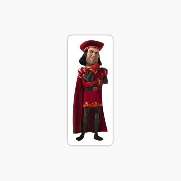 "Lord Farquaad" Sticker by LeonBurgess Redbubble