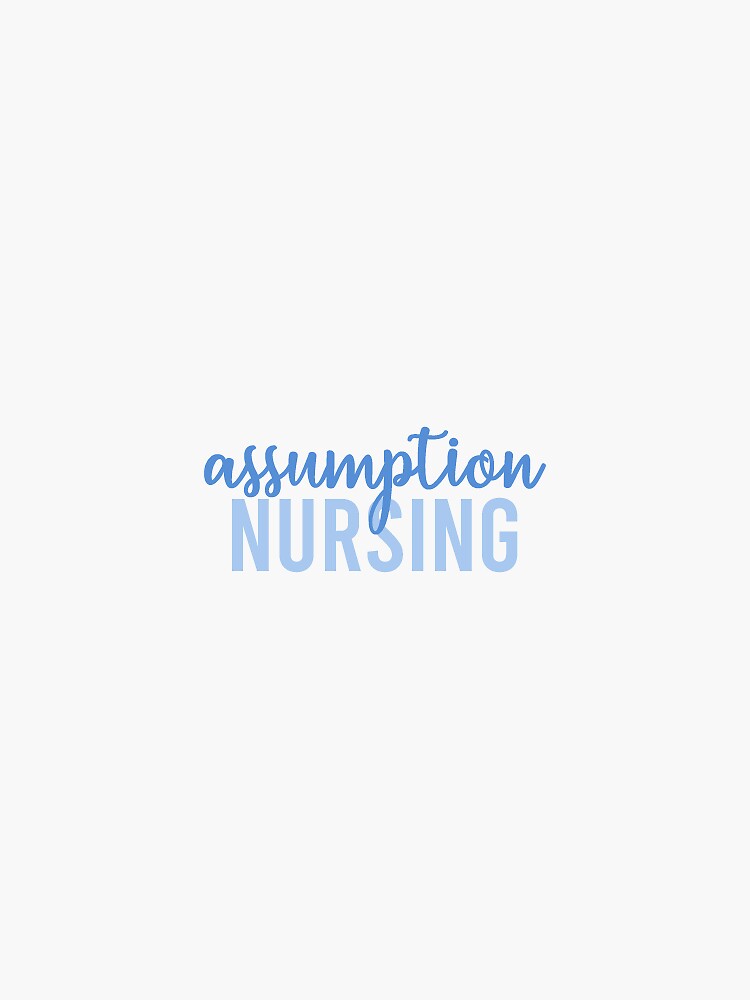 Thumbnail 3 of 3, Sticker, Assumption College Nursing designed and sold by designsbylivxo.