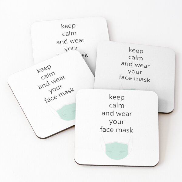 Item preview, keep calm and wear your mask designed and sold by tita74.