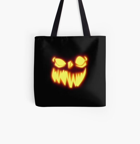 Jack O' Lantern All Over Print Tote Bag