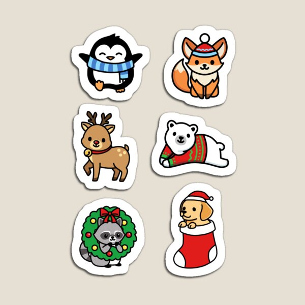 Holiday Animals Magnet