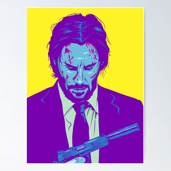 Artikel-Vorschau von Badass Keanu mit der Waffe, designt und verkauft von MindChirp.