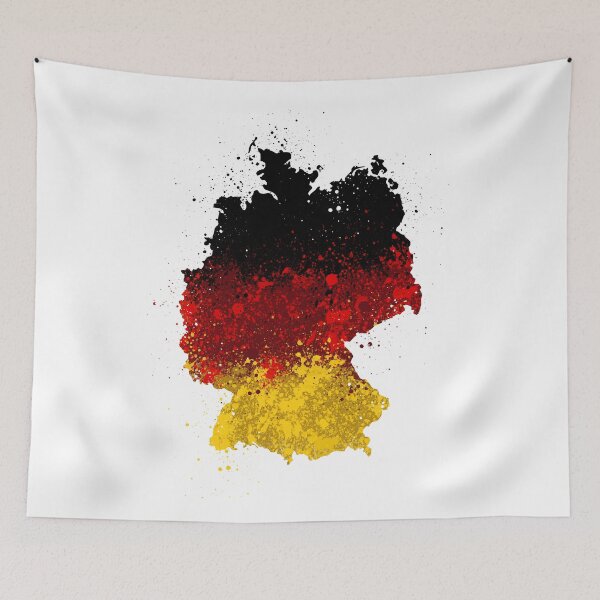 Item preview, Germany Flag Map designed and sold by millamix.