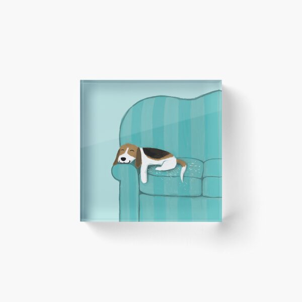 Item preview, Happy Couch Dog | Cute Beagle designed and sold by Jenn Inashvili.