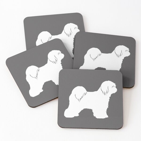 Item preview, Tibetan Terrier Silhouette(s) designed and sold by Jenn Inashvili.