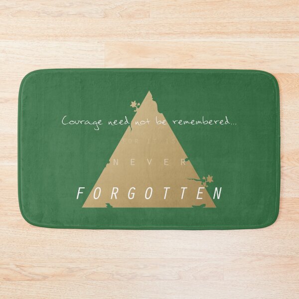 Item preview, BOTW: Courage Need Not Be Remembered - Typography Art designed and sold by Yannick Toney.