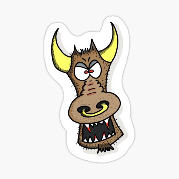 Don’t Anger The Beast Glossy Sticker