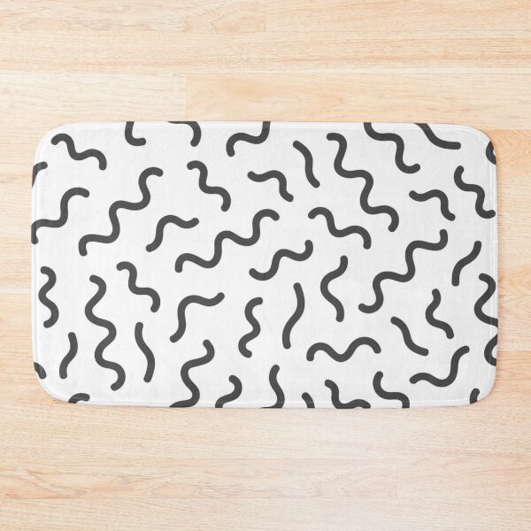 Item preview, Squiggle Squiggle Squiggle | Black and White Abstract Art designed and sold by DesignsbyZazz.
