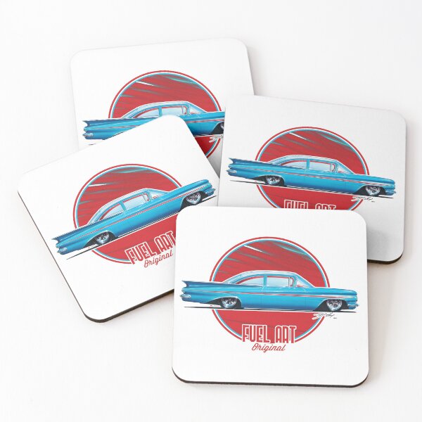 Item preview, 1959 Chevy Impala Illustration Marker Rendering designed and sold by FuelArtOriginal.