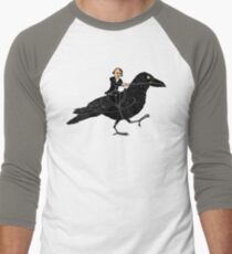Poe und Rabe Baseballshirt für Männer