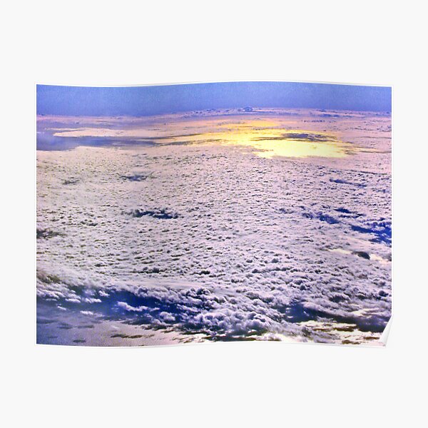 "Sea of Honey and Marshmallow Sky" Poster