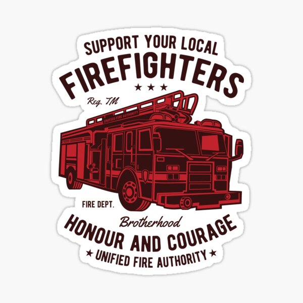 Firefighter Feuerwehr Stickers for Sale