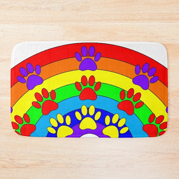 Item preview, Rainbow With Dog Paw Prints designed and sold by Almdrs.