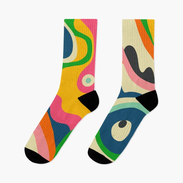 Item preview, Colorful Mid Century Abstract  designed and sold by trajeado14.