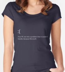 Because Microsoft Windows 8 - TeeShirt Women's Fitted Scoop T-Shirt