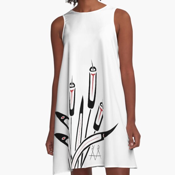 Pasan - Cattails A-Line Dress