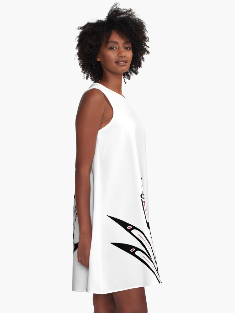 Thumbnail 2 of 4, A-Line Dress, Pasan - Cattails designed and sold by AdeleArseneau.