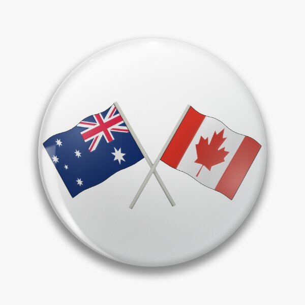 Item preview, Australian & Canadian Flags designed and sold by Aussieizzy.