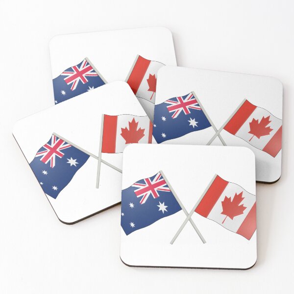 Item preview, Australian & Canadian Flags designed and sold by Aussieizzy.