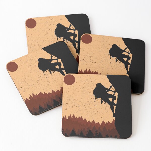 Item preview, Vintage Retro Mountain Rock Climbing Climber Bouldering 70s designed and sold by merchzy.