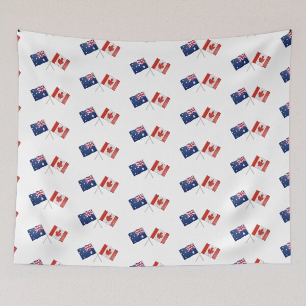 Item preview, Australian & Canadian Flags designed and sold by Aussieizzy.