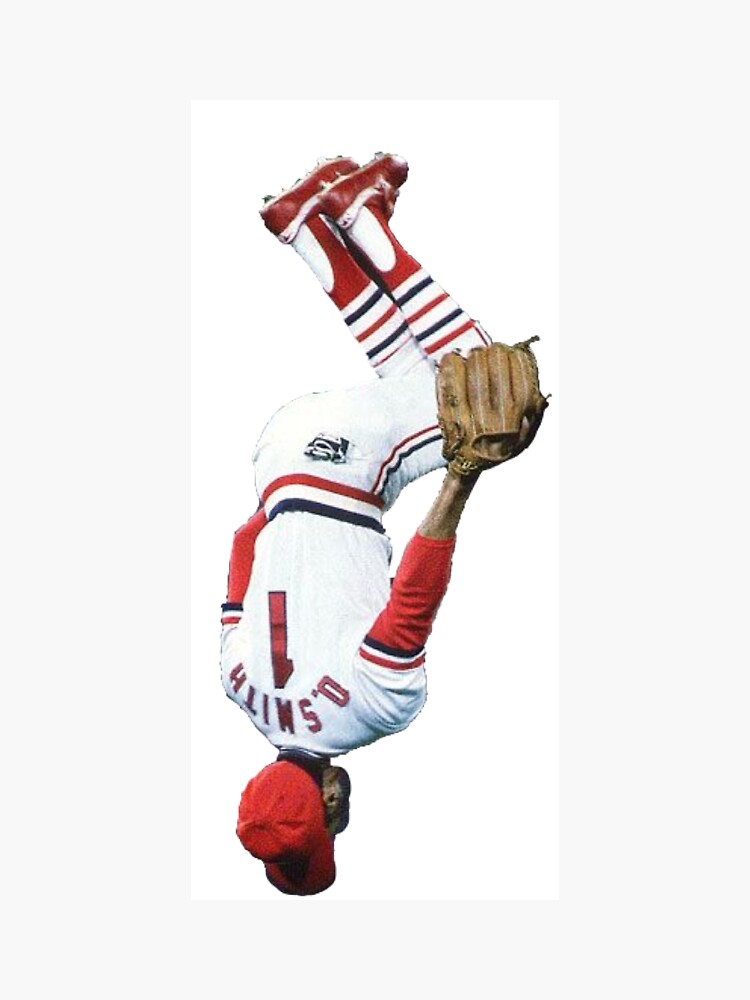 Ozzie Smith Springfield Homer At The Bat Backflip Sticker for Sale by  JosephThompdop