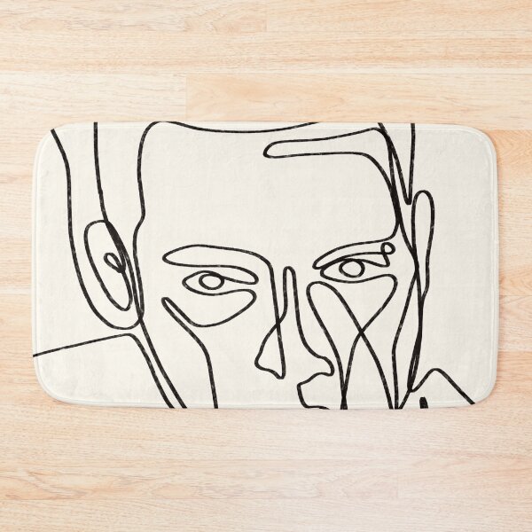 Item preview, One Line Thinking portrait  designed and sold by trajeado14.