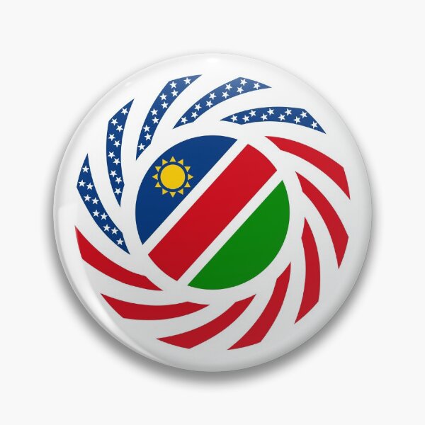 Item preview, Namibian American Multinational Patriot Flag Series designed and sold by Carbon-Fibre Media.
