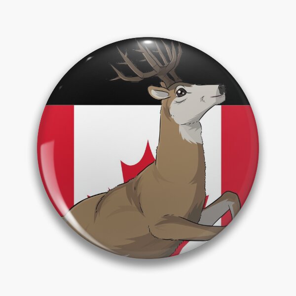Item preview, Mule Deer Patriotic Canada Day designed and sold by Nosek1ng.