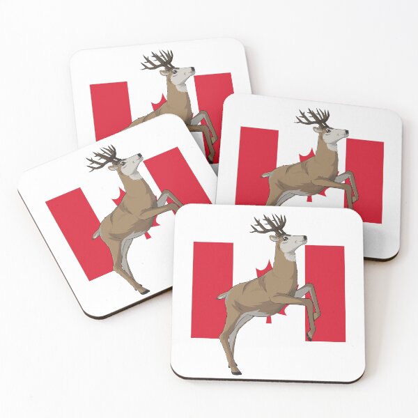 Item preview, Mule Deer Patriotic Canada Day designed and sold by Nosek1ng.